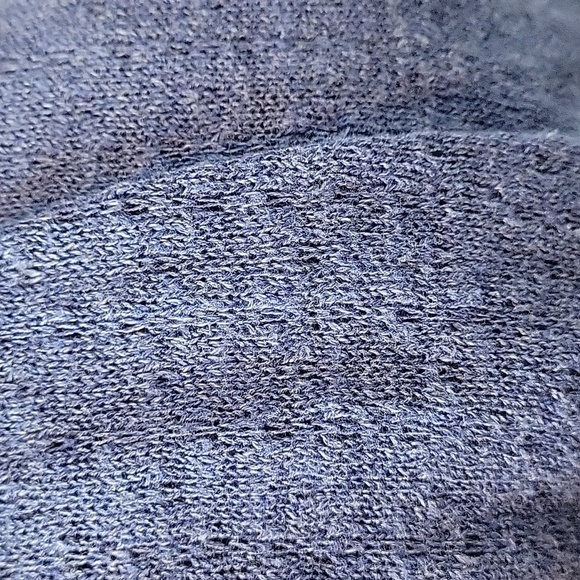 LL Bean Blue cotton open front cardigan sweater size meidum - Picture 8 of 8